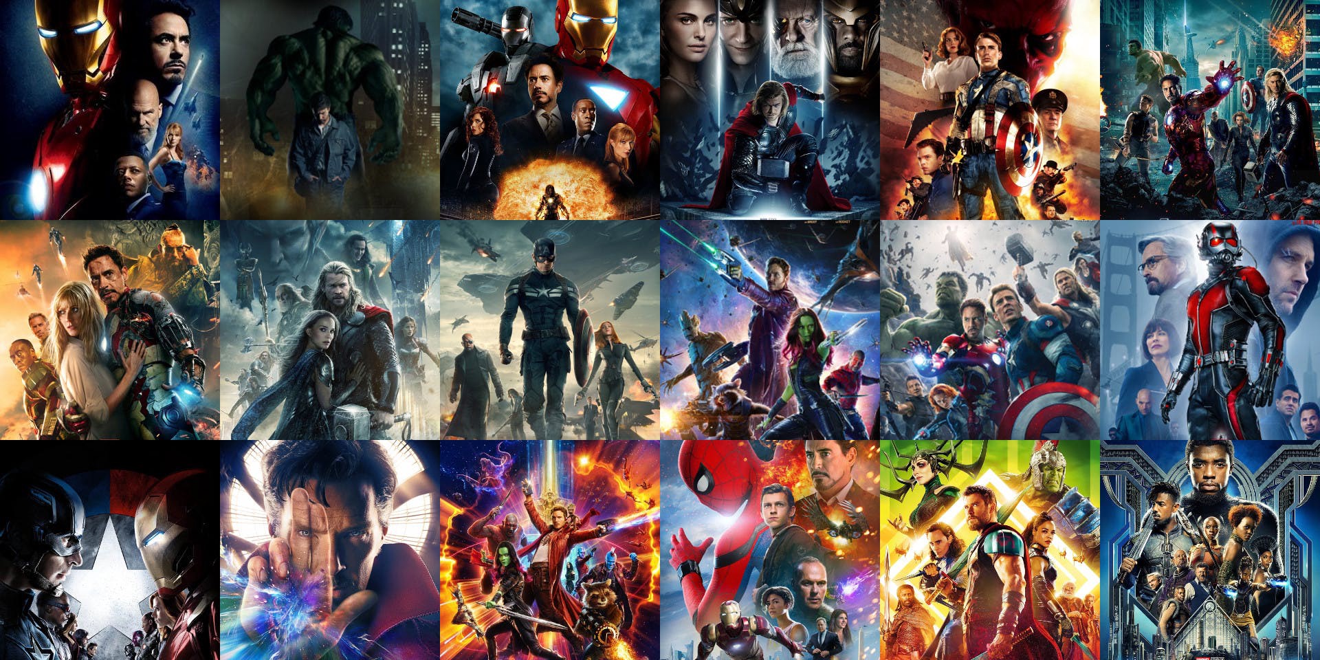 リバーシブルタイプ MCU マーベル映画 17本セット | climathon.pl